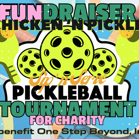 Sip & Serve Pickleball Charity Tournament - logo